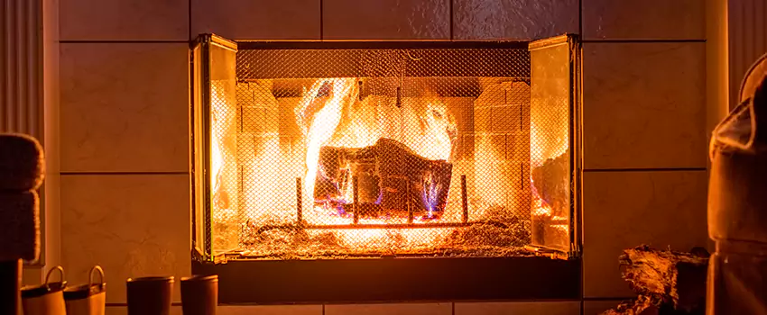 Mendota Hearth Landscape Fireplace Installation in Milton, Ontario