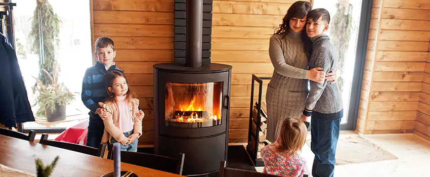 Morso Cast Iron Fireplace Insert Installation in Milton, Ontario