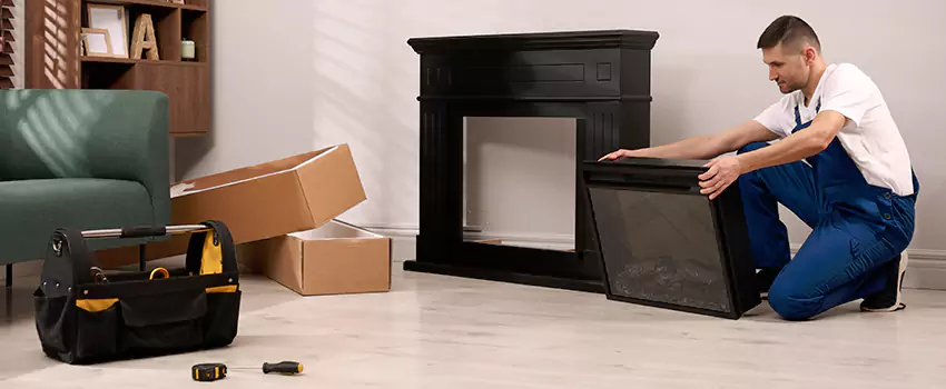 Old Rusted Metal Fireplace Repair And Replacement in Milton, ON